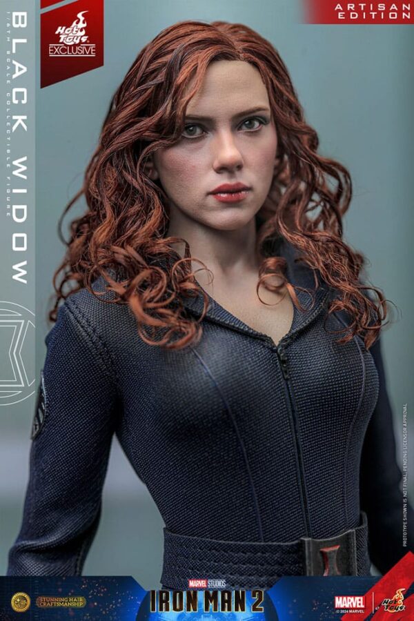 Iron Man 2 Akció Figura 1/6 Black Widow Artisan Edition Hot Toys Exclusive 28 cm