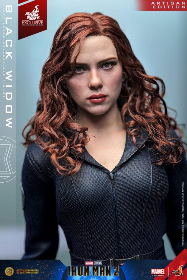 Iron Man 2 Akció Figura 1/6 Black Widow Artisan Edition Hot Toys Exclusive 28 cm