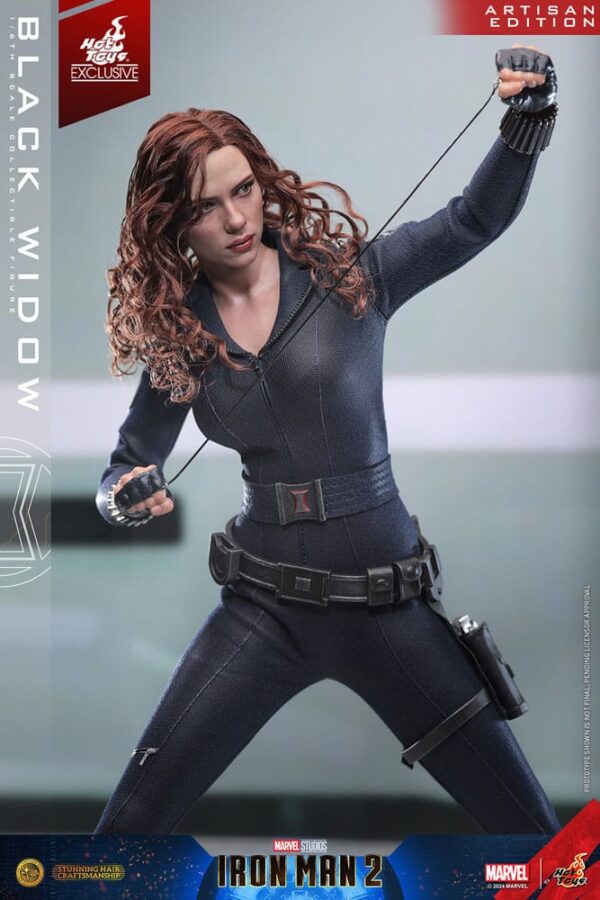 Iron Man 2 Akció Figura 1/6 Black Widow Artisan Edition Hot Toys Exclusive 28 cm