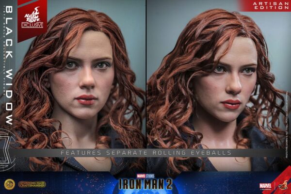 Iron Man 2 Akció Figura 1/6 Black Widow Artisan Edition Hot Toys Exclusive 28 cm