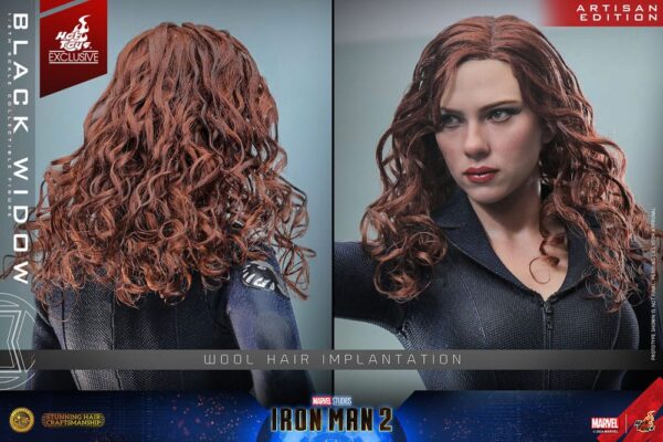 Iron Man 2 Akció Figura 1/6 Black Widow Artisan Edition Hot Toys Exclusive 28 cm