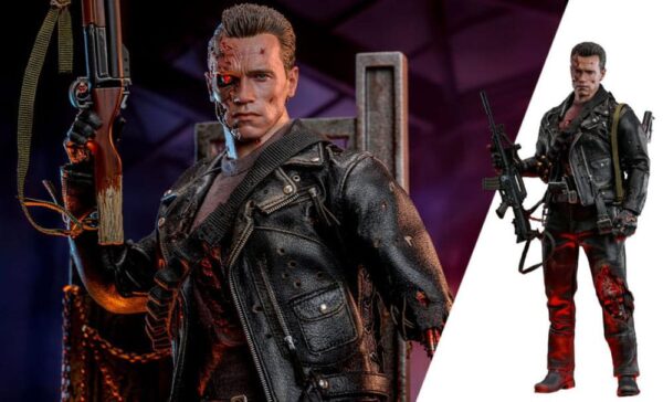 Terminator 2 Movie Masterpiece Akció Figura 1/6 T-800 Battle Damaged Version 2.0 32 cm Terminator 2 Movie Masterpiece Akció Figura 1/6 T-800 Battle Damaged Version 2.0 32 cm