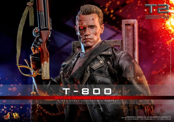 Terminator 2 Movie Masterpiece Akció Figura 1/6 T-800 Battle Damaged Version 2.0 32 cm Terminator 2 Movie Masterpiece Akció Figura 1/6 T-800 Battle Damaged Version 2.0 32 cm