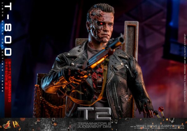 Terminator 2 Movie Masterpiece Akció Figura 1/6 T-800 Battle Damaged Version 2.0 32 cm Terminator 2 Movie Masterpiece Akció Figura 1/6 T-800 Battle Damaged Version 2.0 32 cm