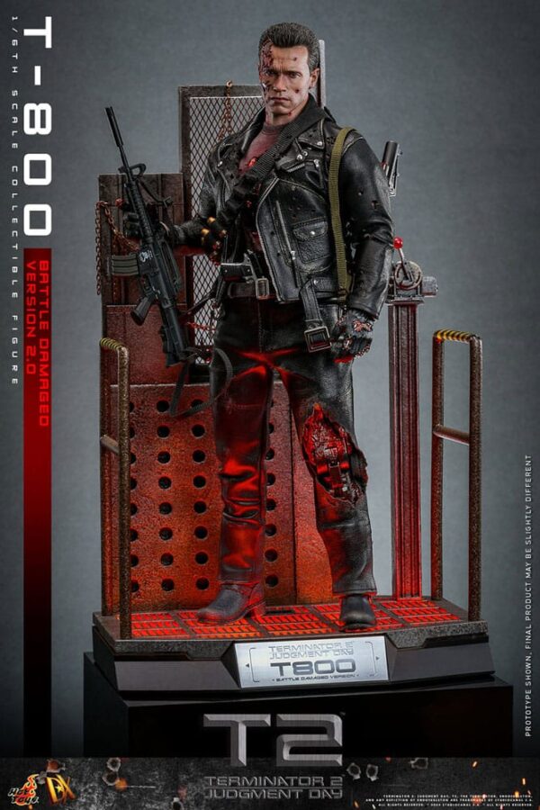 Terminator 2 Movie Masterpiece Akció Figura 1/6 T-800 Battle Damaged Version 2.0 32 cm Terminator 2 Movie Masterpiece Akció Figura 1/6 T-800 Battle Damaged Version 2.0 32 cm