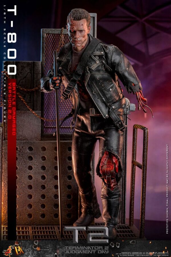 Terminator 2 Movie Masterpiece Akció Figura 1/6 T-800 Battle Damaged Version 2.0 32 cm Terminator 2 Movie Masterpiece Akció Figura 1/6 T-800 Battle Damaged Version 2.0 32 cm