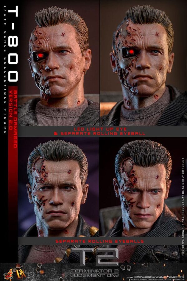 Terminator 2 Movie Masterpiece Akció Figura 1/6 T-800 Battle Damaged Version 2.0 32 cm Terminator 2 Movie Masterpiece Akció Figura 1/6 T-800 Battle Damaged Version 2.0 32 cm