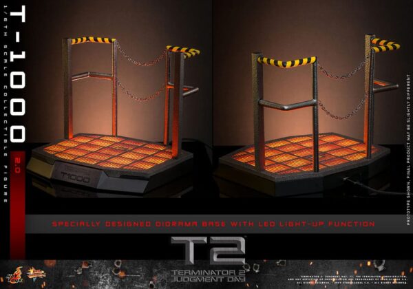 Terminator 2 Movie Masterpiece Akció Figura 1/6 T-1000 (2.0) 31 cm