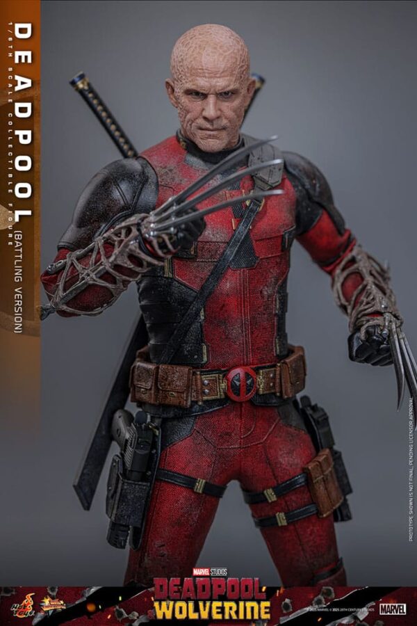 Deadpool & Wolverine Movie Masterpiece Akció Figura 1/6 Deadpool (Battling Version) 31 cm