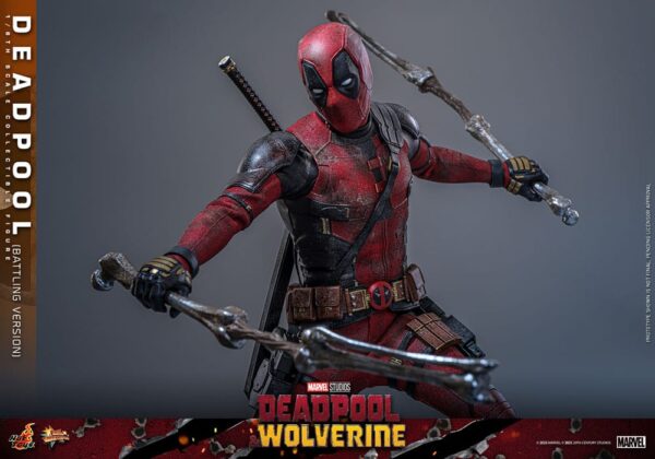 Deadpool & Wolverine Movie Masterpiece Akció Figura 1/6 Deadpool (Battling Version) 31 cm