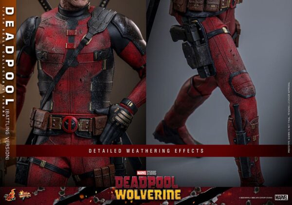 Deadpool & Wolverine Movie Masterpiece Akció Figura 1/6 Deadpool (Battling Version) 31 cm