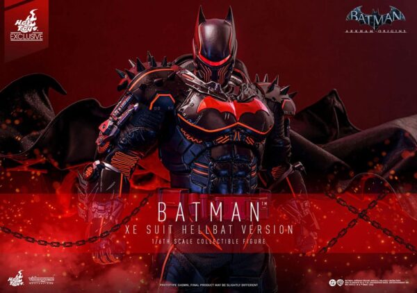 Batman Arkham Origins Videogame Masterpiece Akció Figura 1/6 XE Suit Hellbat Version Hot Toys Exclusive 33 cm Batman Arkham Origins Videogame Masterpiece Akció Figura 1/6 XE Suit Hellbat Version Hot Toys Exclusive 33 cm