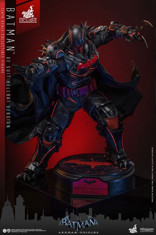 Batman Arkham Origins Videogame Masterpiece Akció Figura 1/6 XE Suit Hellbat Version Hot Toys Exclusive 33 cm Batman Arkham Origins Videogame Masterpiece Akció Figura 1/6 XE Suit Hellbat Version Hot Toys Exclusive 33 cm