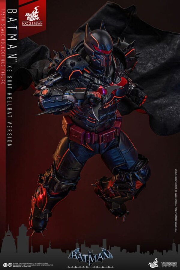 Batman Arkham Origins Videogame Masterpiece Akció Figura 1/6 XE Suit Hellbat Version Hot Toys Exclusive 33 cm Batman Arkham Origins Videogame Masterpiece Akció Figura 1/6 XE Suit Hellbat Version Hot Toys Exclusive 33 cm