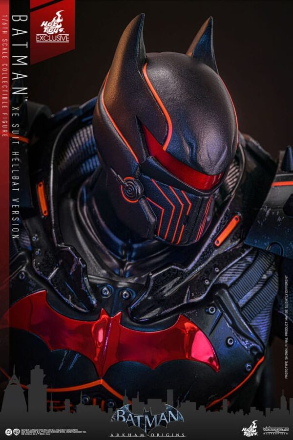 Batman Arkham Origins Videogame Masterpiece Akció Figura 1/6 XE Suit Hellbat Version Hot Toys Exclusive 33 cm Batman Arkham Origins Videogame Masterpiece Akció Figura 1/6 XE Suit Hellbat Version Hot Toys Exclusive 33 cm