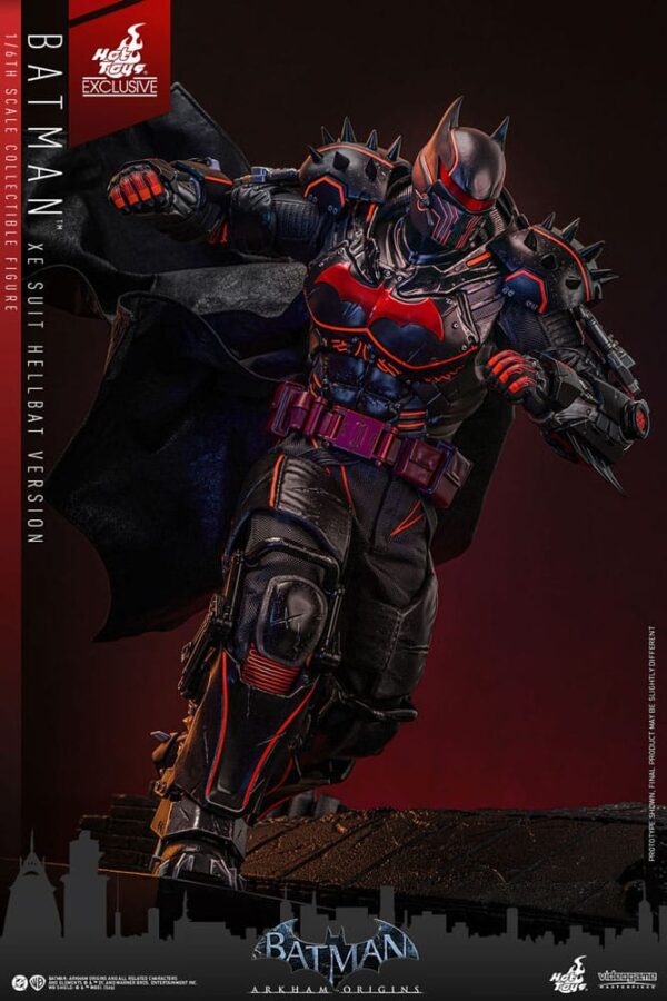 Batman Arkham Origins Videogame Masterpiece Akció Figura 1/6 XE Suit Hellbat Version Hot Toys Exclusive 33 cm Batman Arkham Origins Videogame Masterpiece Akció Figura 1/6 XE Suit Hellbat Version Hot Toys Exclusive 33 cm