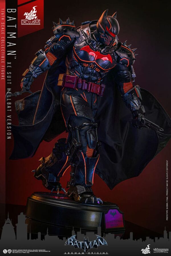 Batman Arkham Origins Videogame Masterpiece Akció Figura 1/6 XE Suit Hellbat Version Hot Toys Exclusive 33 cm Batman Arkham Origins Videogame Masterpiece Akció Figura 1/6 XE Suit Hellbat Version Hot Toys Exclusive 33 cm