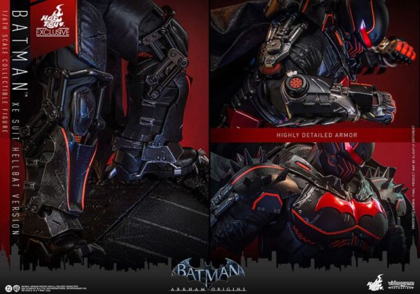 Batman Arkham Origins Videogame Masterpiece Akció Figura 1/6 XE Suit Hellbat Version Hot Toys Exclusive 33 cm Batman Arkham Origins Videogame Masterpiece Akció Figura 1/6 XE Suit Hellbat Version Hot Toys Exclusive 33 cm
