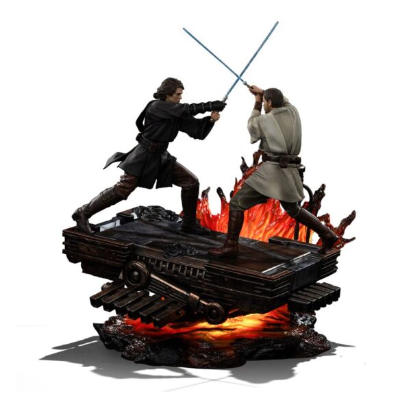 Star Wars Art Scale Szobor 1/10 Anakin vs. Obi Wan 34 cm Star Wars Art Scale Szobor 1/10 Anakin vs. Obi Wan 34 cm