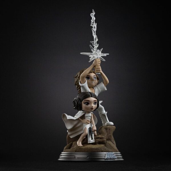 Star Wars Mini Co. PVC Figura Luke & Leia 30 cm