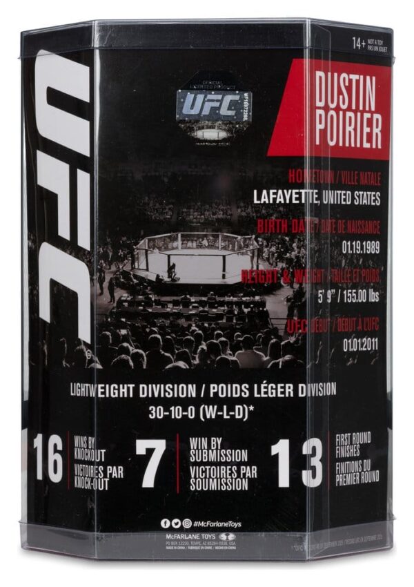 UFC Posed PVC Szobor Dustin Poirier 16 cm