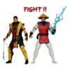 Mortal Kombat Akció Figura 2-Pack Scorpion vs. Raiden (Klassics) 18 cm