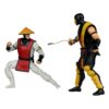 Mortal Kombat Akció Figura 2-Pack Scorpion vs. Raiden (Klassics) 18 cm