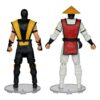 Mortal Kombat Akció Figura 2-Pack Scorpion vs. Raiden (Klassics) 18 cm