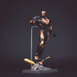 Marvel Rivals Collection Gamerverse 1/6 Akció Figura Iron Man (Platinum Edition) 28 cm
