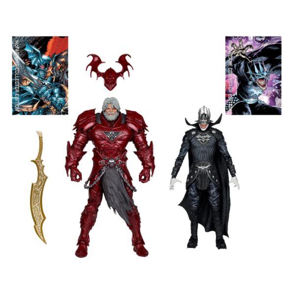 DC Multiverse McFarlane Collector Edition Akció Figura 2-Pack #04 Batman who laughs (Knight Armor) & Merciless (Dark Multiverse) 18 cm DC Multiverse McFarlane Collector Edition Akció Figura 2-Pack #04 Batman who laughs (Knight Armor) & Merciless (Dark Multiverse) 18 cm