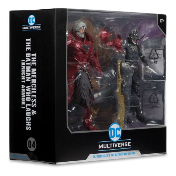 DC Multiverse McFarlane Collector Edition Akció Figura 2-Pack #04 Batman who laughs (Knight Armor) & Merciless (Dark Multiverse) 18 cm DC Multiverse McFarlane Collector Edition Akció Figura 2-Pack #04 Batman who laughs (Knight Armor) & Merciless (Dark Multiverse) 18 cm
