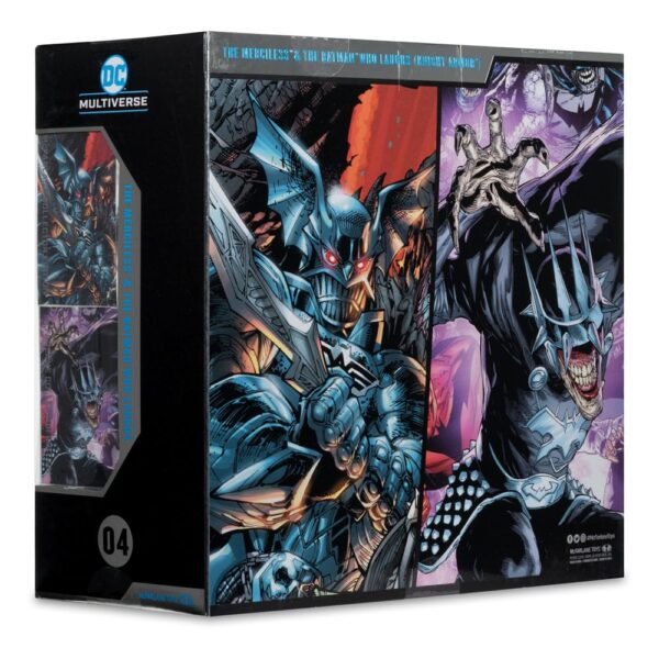 DC Multiverse McFarlane Collector Edition Akció Figura 2-Pack #04 Batman who laughs (Knight Armor) & Merciless (Dark Multiverse) 18 cm DC Multiverse McFarlane Collector Edition Akció Figura 2-Pack #04 Batman who laughs (Knight Armor) & Merciless (Dark Multiverse) 18 cm