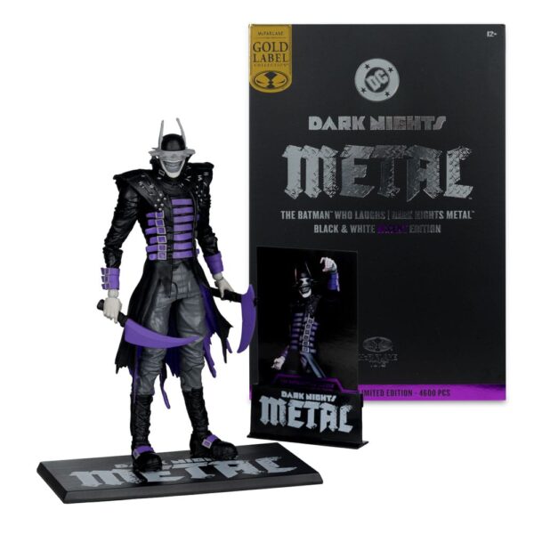 DC Multiverse Akció Figura The Batman Who Laughs (B&W with accent) (Gold Label) 18 cm DC Multiverse Akció Figura The Batman Who Laughs (B&W with accent) (Gold Label) 18 cm