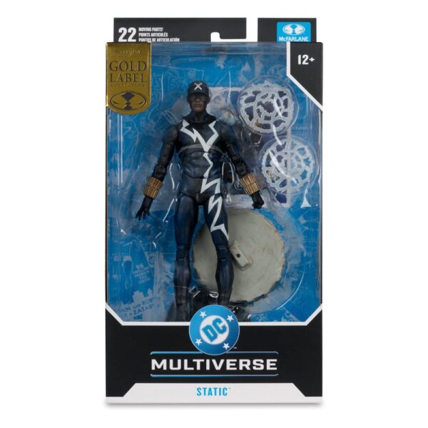 DC Multiverse Akció Figura Static Shock (Trial by Fire) (Gold Label) 18 cm