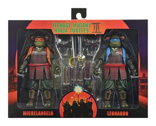 Teenage Mutant Ninja Turtles III Akció Figura 2-Pack Leonardo & Michelangelo 18 cm Teenage Mutant Ninja Turtles III Akció Figura 2-Pack Leonardo & Michelangelo 18 cm