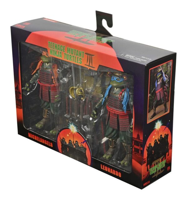 Teenage Mutant Ninja Turtles III Akció Figura 2-Pack Leonardo & Michelangelo 18 cm Teenage Mutant Ninja Turtles III Akció Figura 2-Pack Leonardo & Michelangelo 18 cm