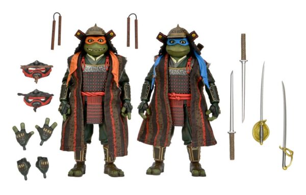 Teenage Mutant Ninja Turtles III Akció Figura 2-Pack Leonardo & Michelangelo 18 cm Teenage Mutant Ninja Turtles III Akció Figura 2-Pack Leonardo & Michelangelo 18 cm