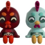 Super Animal Royale Vinyl Figuras Bwoking Dead Monitor Buddiez 7 cm