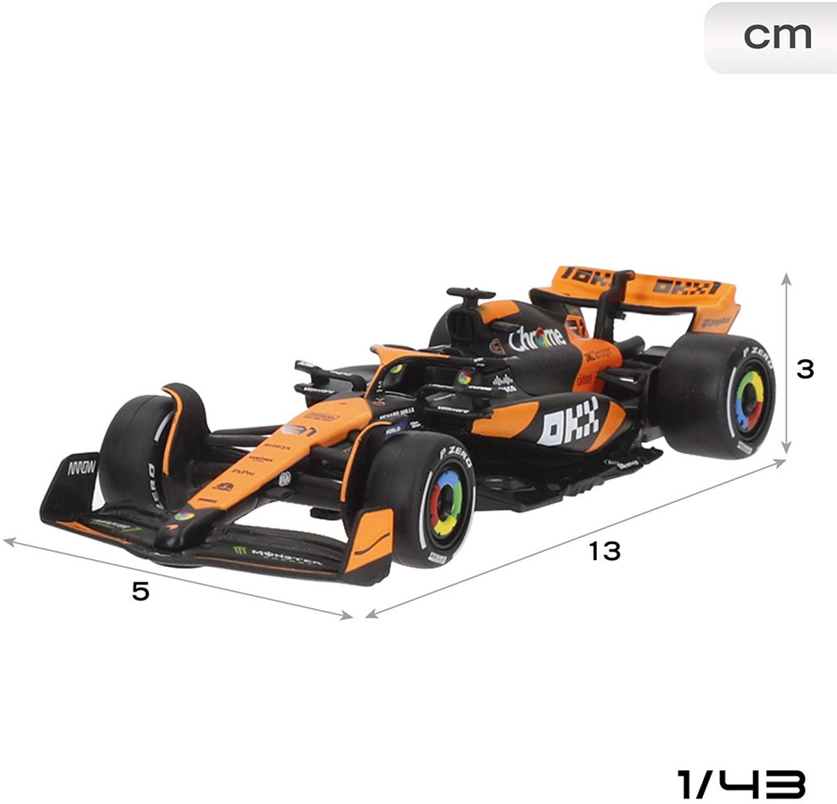 McLaren MCL38 modell autó 2pack McLaren MCL38 modell autó 2pack