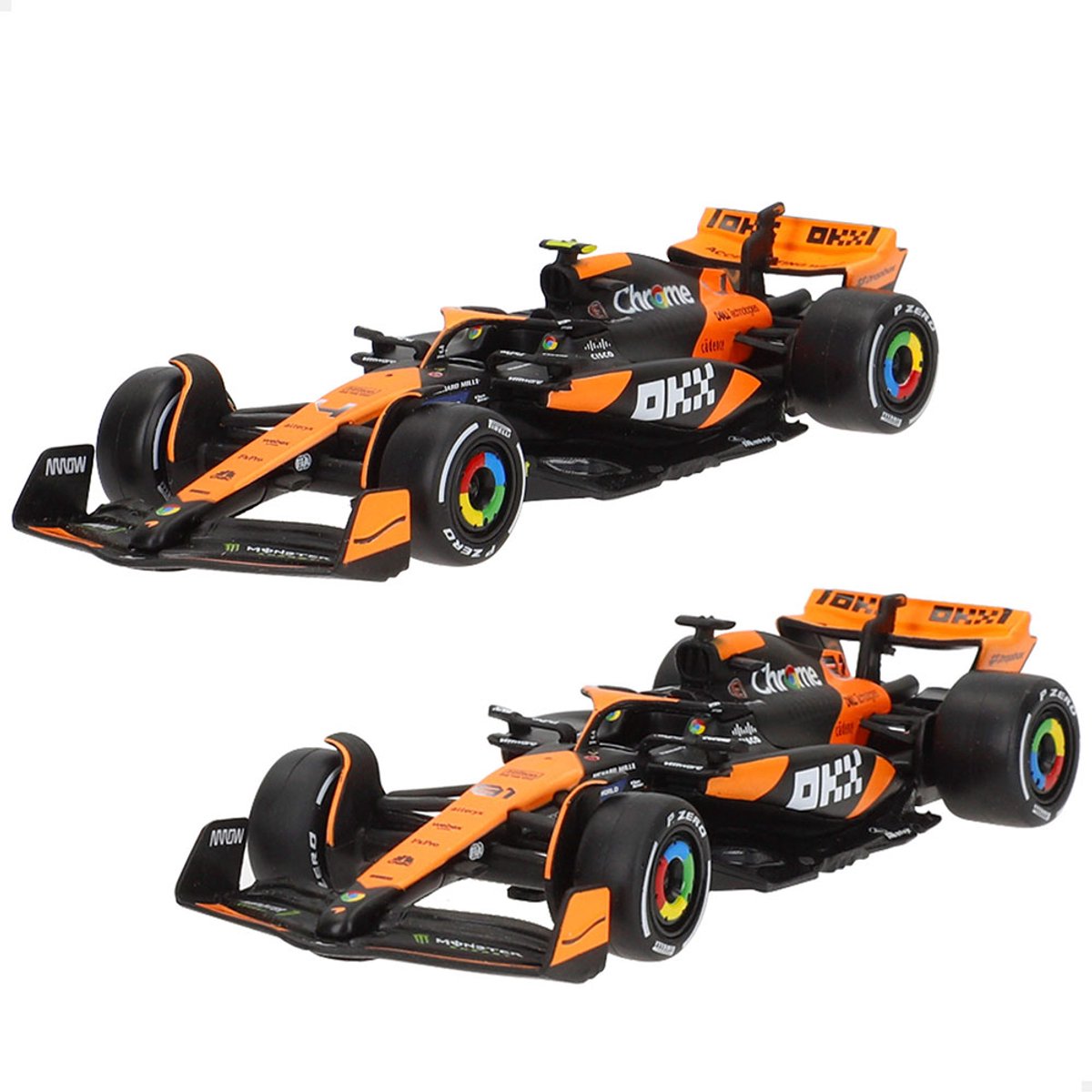 McLaren MCL38 modell autó 2pack