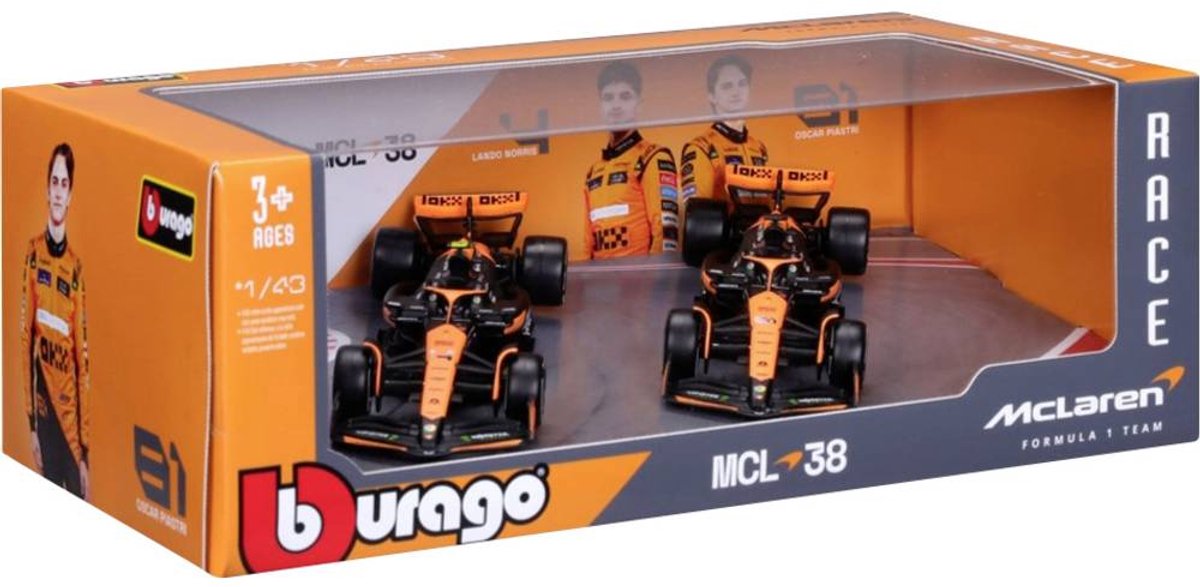 McLaren MCL38 modell autó 2pack McLaren MCL38 modell autó 2pack