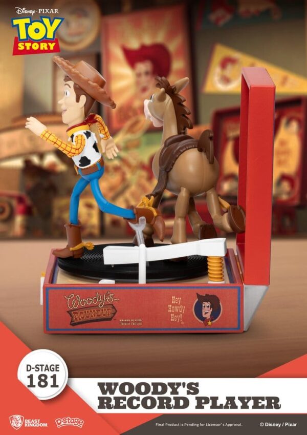 Toy Story Record Player Series PVC figure Woody's Record Player 13 cm