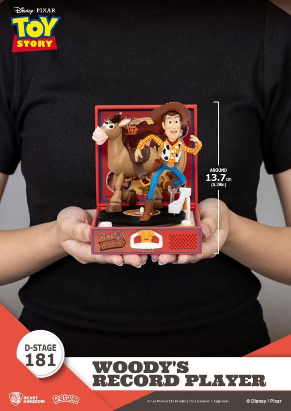 Toy Story Record Player Series PVC figure Woody's Record Player 13 cm