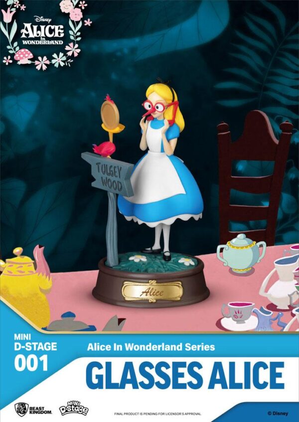 Alice in Wonderland Mini Diorama Stage Szobors 6-pack 10 cm Alice in Wonderland Mini Diorama Stage Szobors 6-pack 10 cm