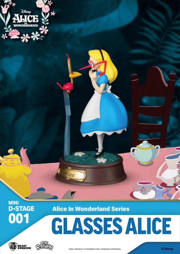 Alice in Wonderland Mini Diorama Stage Szobors 6-pack 10 cm Alice in Wonderland Mini Diorama Stage Szobors 6-pack 10 cm