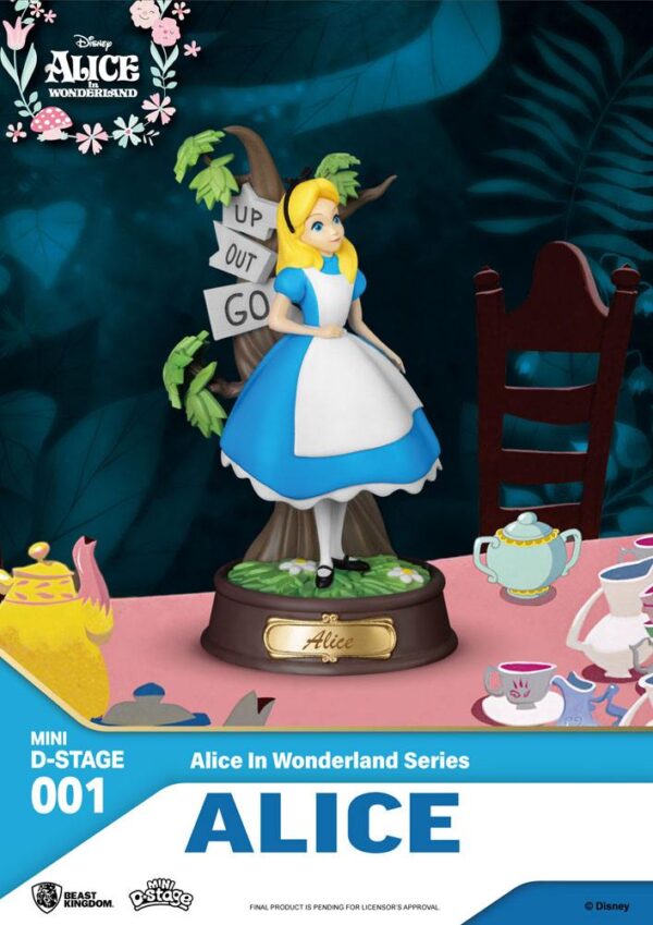 Alice in Wonderland Mini Diorama Stage Szobors 6-pack 10 cm Alice in Wonderland Mini Diorama Stage Szobors 6-pack 10 cm