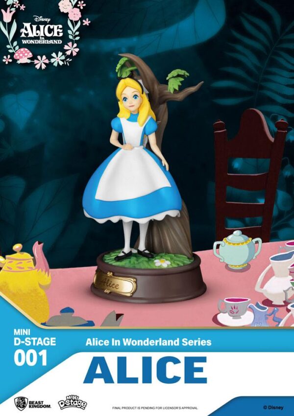 Alice in Wonderland Mini Diorama Stage Szobors 6-pack 10 cm Alice in Wonderland Mini Diorama Stage Szobors 6-pack 10 cm