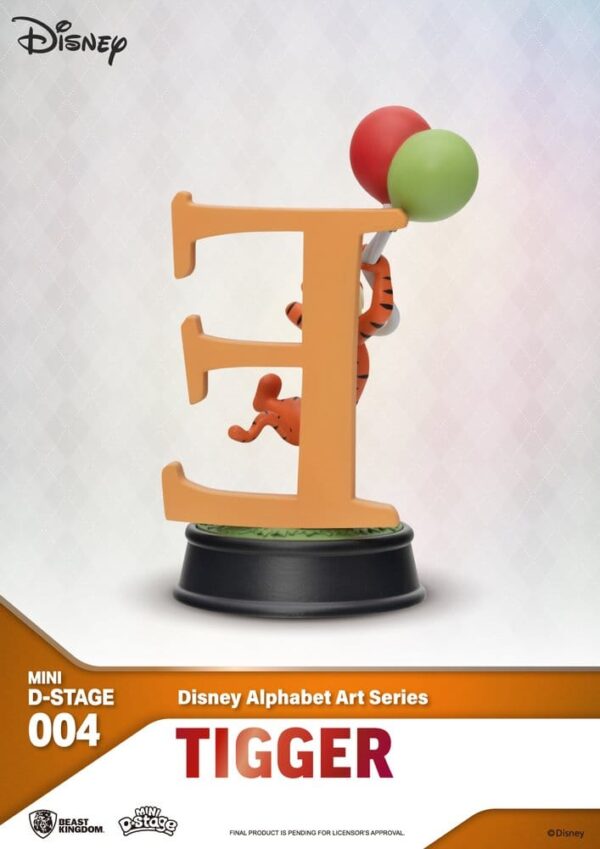 Disney Mini Diorama Stage Szobors 6-pack Alphabet Art 10 cm