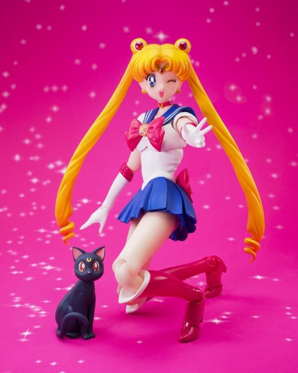 Sailor Moon S.H. Figuarts Akció Figura Sailor Moon -Crystal Star Compact Edition- 14 cm