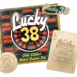 Fallout: New Vegas Replika Lucky 38 Imitation Gold Casino Set Limited Edition